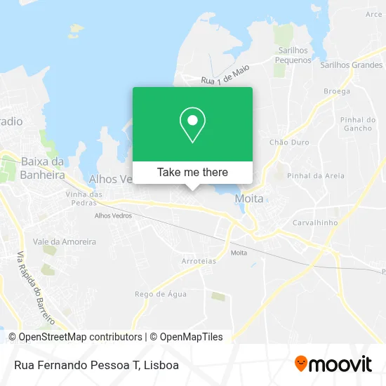 Rua Fernando Pessoa T map