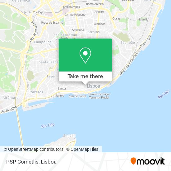 PSP Cometlis mapa
