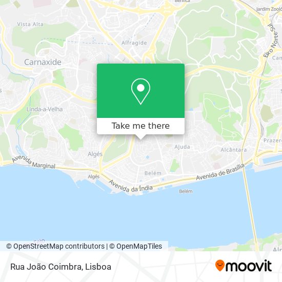 Rua João Coimbra map
