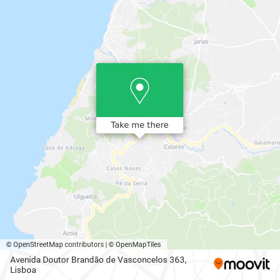 Avenida Doutor Brandão de Vasconcelos 363 mapa