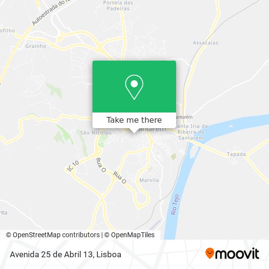 Avenida 25 de Abril 13 mapa