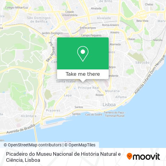 Picadeiro do Museu Nacional de História Natural e Ciência map