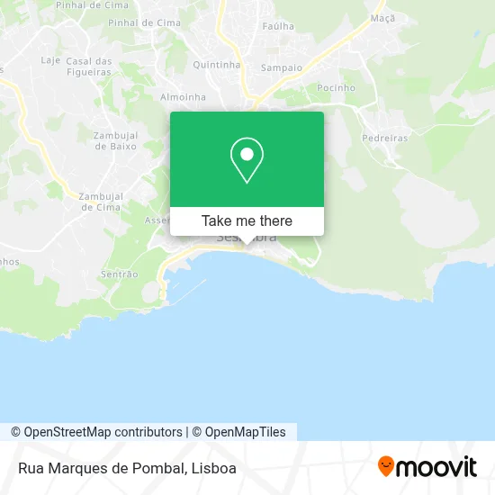 Rua Marques de Pombal map