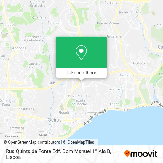 Rua Quinta da Fonte Edf. Dom Manuel 1º Ala B map