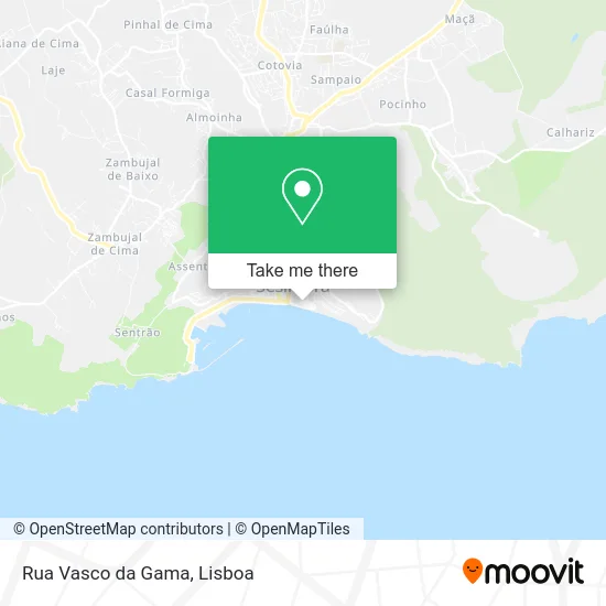 Rua Vasco da Gama map