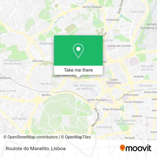 Roulote do Manelito map