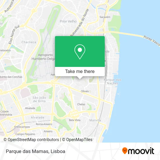 Parque das Mamas map