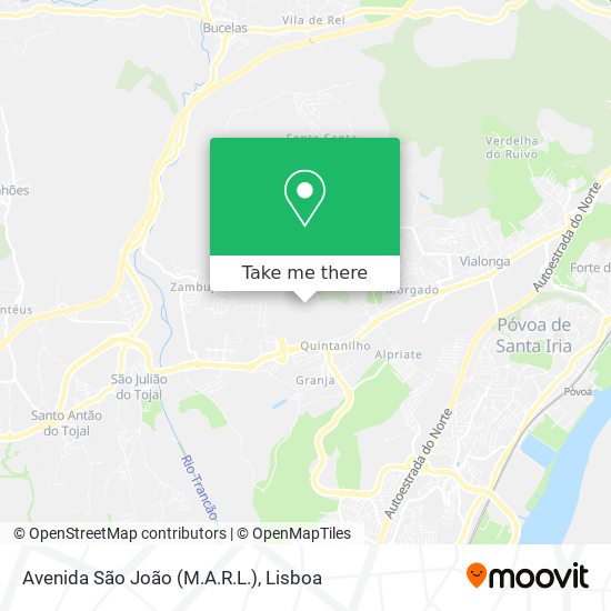 Avenida São João (M.A.R.L.) mapa