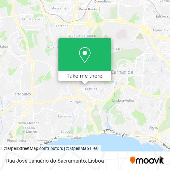 Rua José Januário do Sacramento map