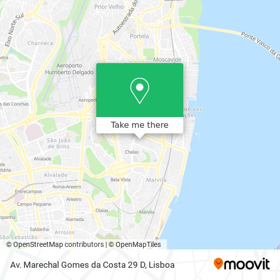 Av. Marechal Gomes da Costa 29 D mapa