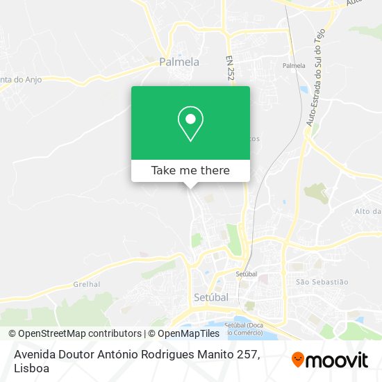 Avenida Doutor António Rodrigues Manito 257 mapa