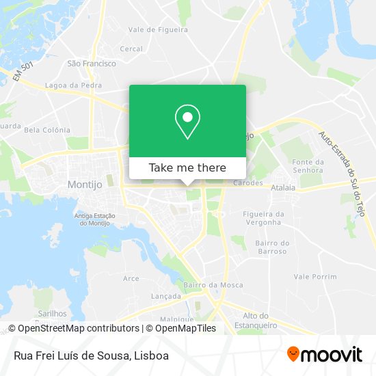 Rua Frei Luís de Sousa map