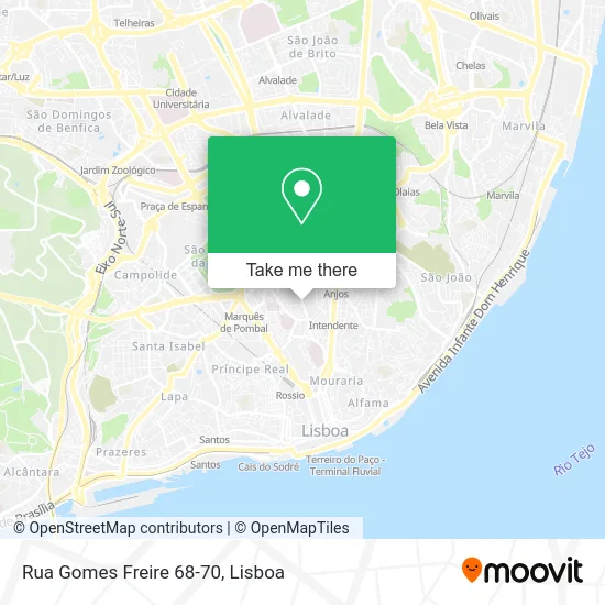 Rua Gomes Freire 68-70 map