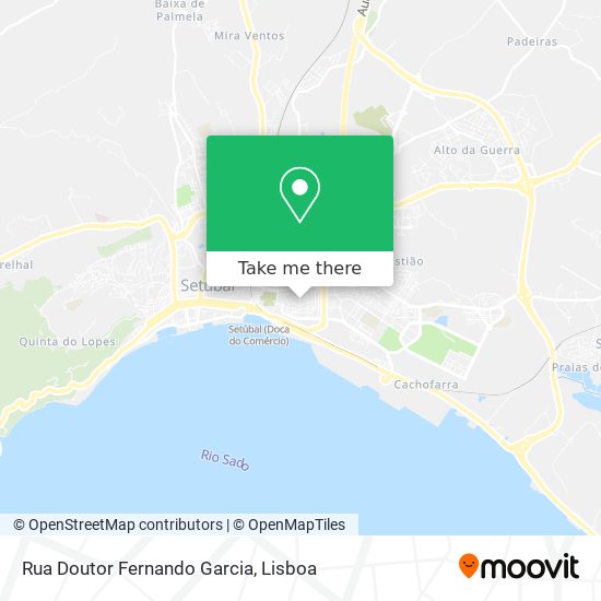 Rua Doutor Fernando Garcia map