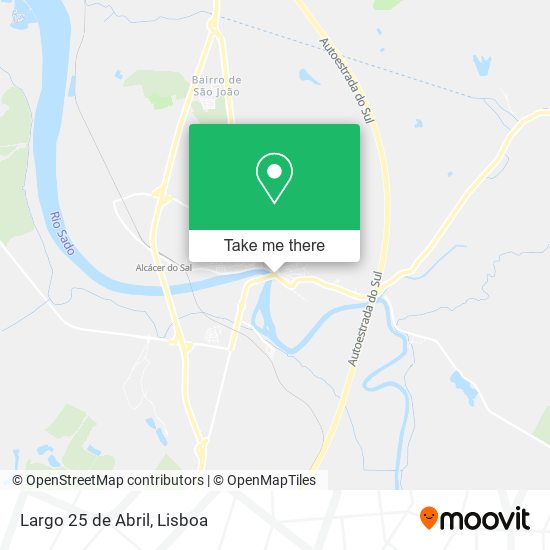 Largo 25 de Abril mapa