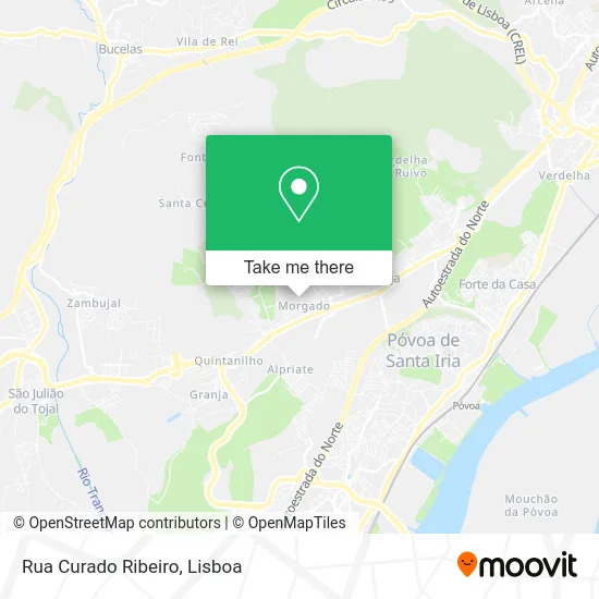 Rua Curado Ribeiro map