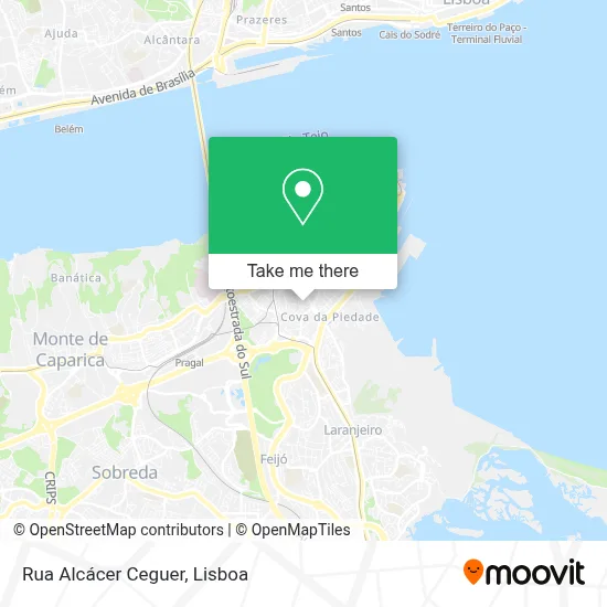 Rua Alcácer Ceguer map