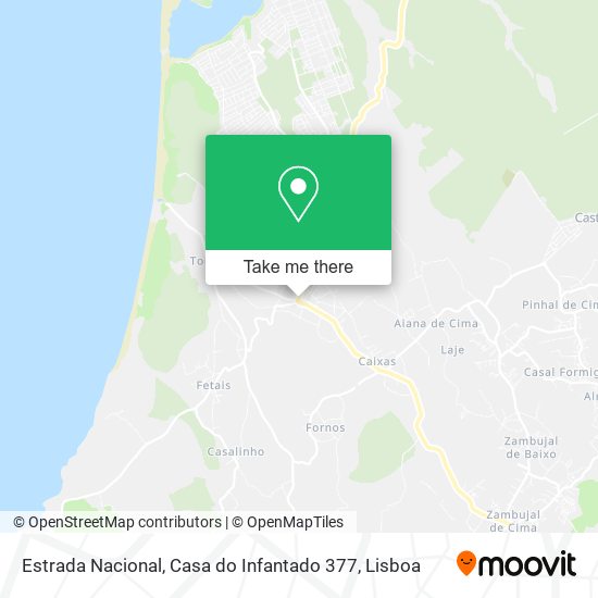 Estrada Nacional, Casa do Infantado 377 map