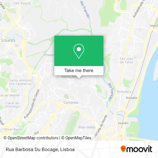 Rua Barbosa Du Bocage map