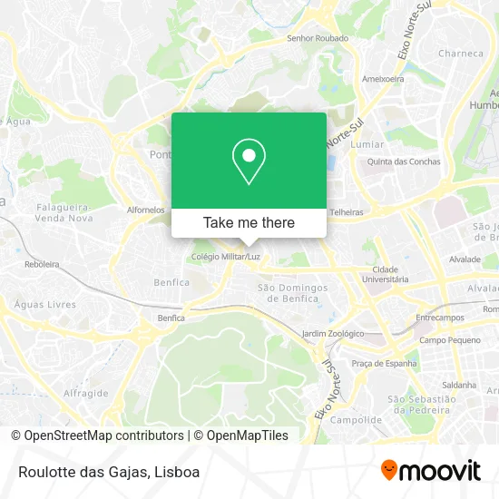 Roulotte das Gajas map