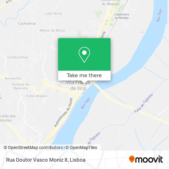 Rua Doutor Vasco Moniz 8 mapa
