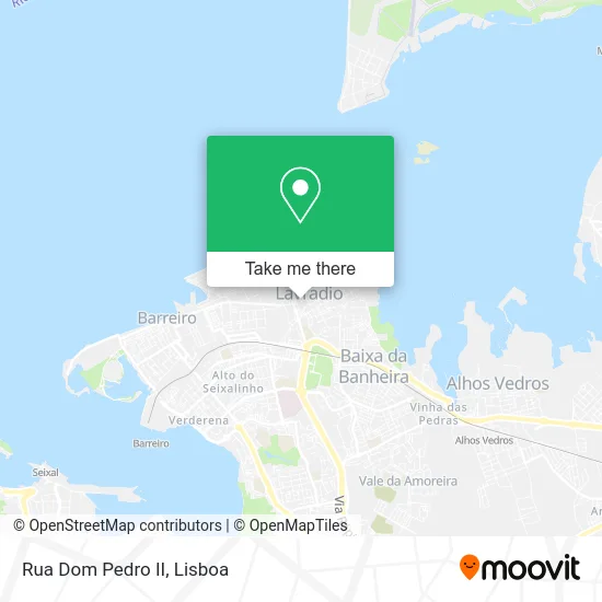 Rua Dom Pedro II map