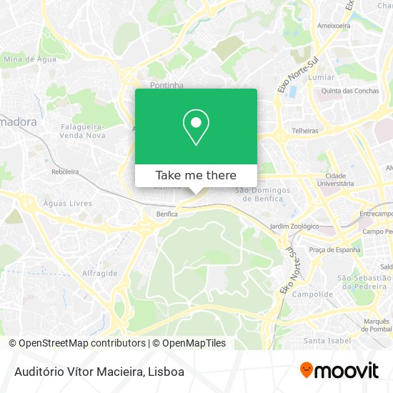 Auditório Vítor Macieira mapa