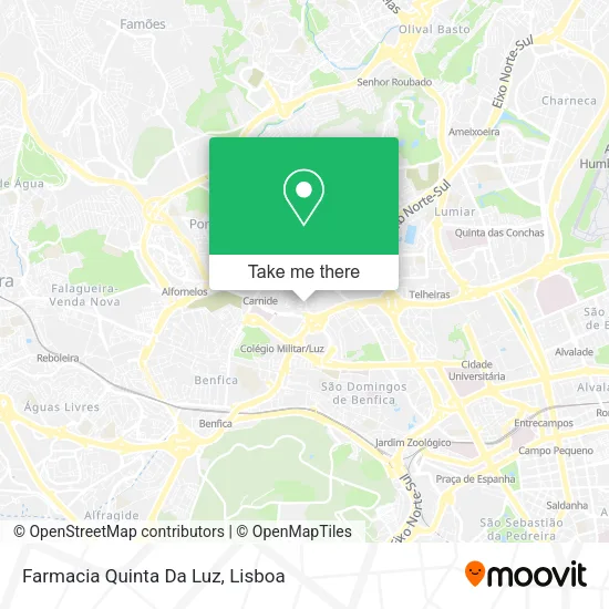 Farmacia Quinta Da Luz map