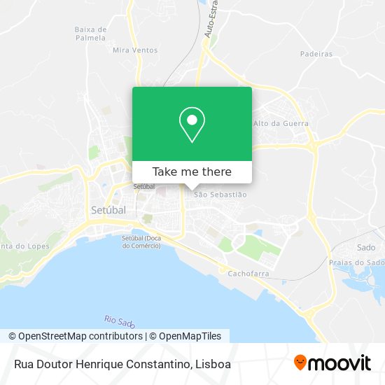 Rua Doutor Henrique Constantino map