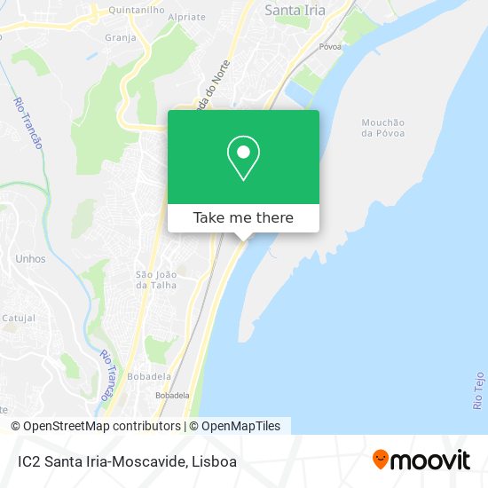 IC2 Santa Iria-Moscavide map