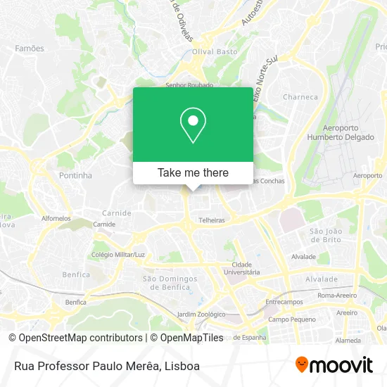Rua Professor Paulo Merêa map