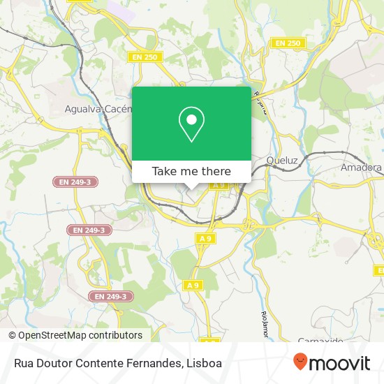 Rua Doutor Contente Fernandes map