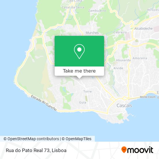 Rua do Pato Real 73 mapa