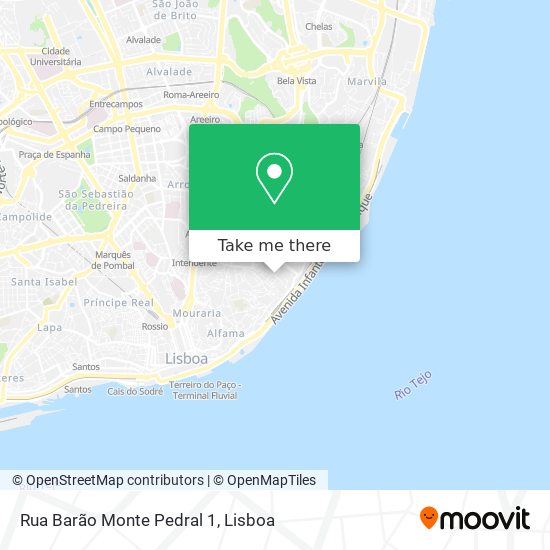 Rua Barão Monte Pedral 1 map