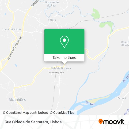 Rua Cidade de Santarém map