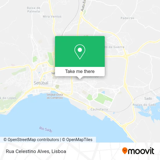 Rua Celestino Alves map