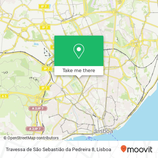 Travessa de São Sebastião da Pedreira 8 map