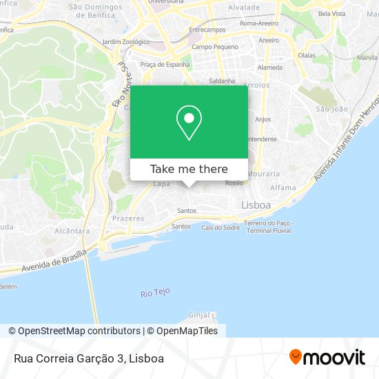 Rua Correia Garção 3 mapa