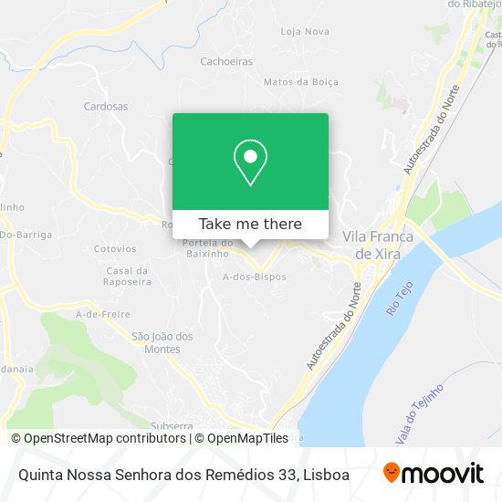 Quinta Nossa Senhora dos Remédios 33 map