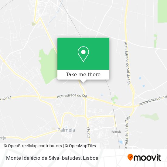 Monte Idalécio da Silva- batudes map
