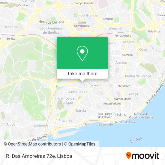 R. Das Amoreiras 72e map