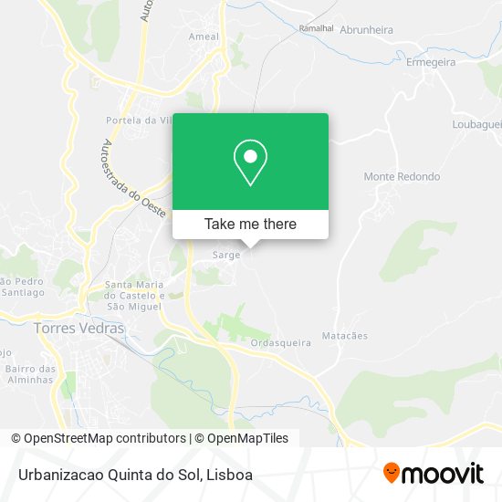 Urbanizacao Quinta do Sol map