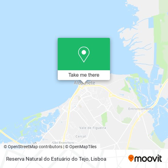 Reserva Natural do Estuário do Tejo map