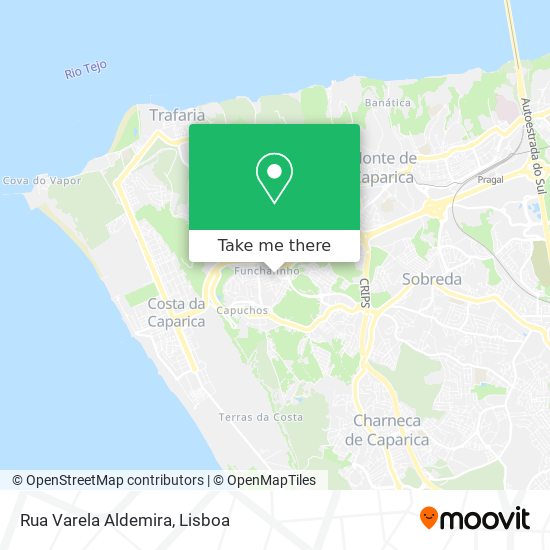 Rua Varela Aldemira mapa