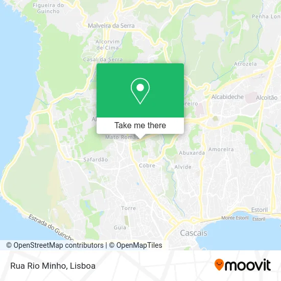 Rua Rio Minho map