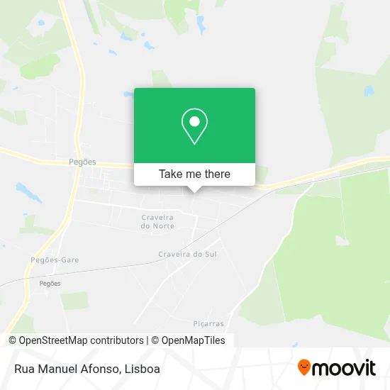 Rua Manuel Afonso map