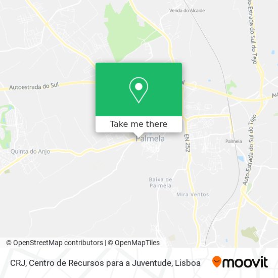 CRJ, Centro de Recursos para a Juventude map