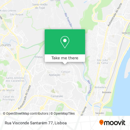 Rua Visconde Santarém 77 map