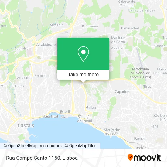 Rua Campo Santo 1150 map