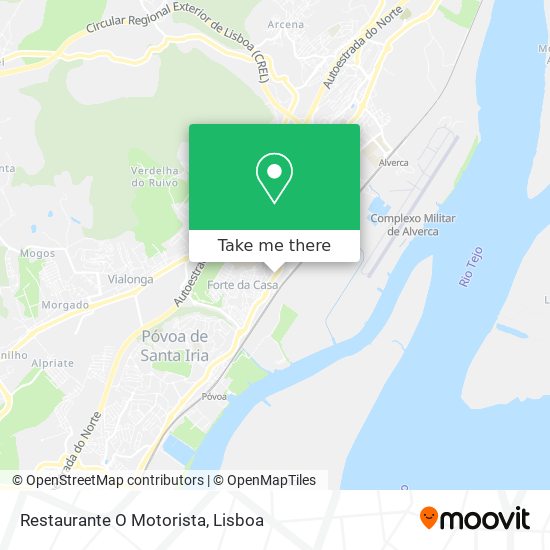 Restaurante O Motorista mapa